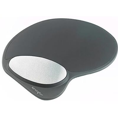 Kensington Ergonomische gel-muismat met geïntegreerde polssteun – compatibel met laser- en optische muis, 207 x 25 x 248 mm, zwart/grijs (62404) Kensington Ergonomische gel-muismat met geïntegreerde polssteun – compatibel met laser- en optische muis, 207 x 25 x 248 mm, zwart/grijs (62404)