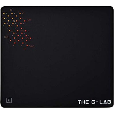THE G-LAB De G-Lab Pad CEASIUM XL gaming muismat grote gamer muismat hoge precisie geoptimaliseerd oppervlak antislip rubberen basis grote muismat 450 x 400 x 4 mm zwart THE G-LAB De G-Lab Pad CEASIUM XL gaming muismat grote gamer muismat hoge precisie geoptimaliseerd oppervlak antislip rubberen basis grote muismat 450 x 400 x 4 mm zwart