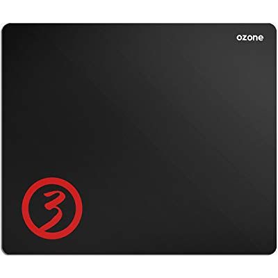 OZONE GAMING GEAR Speelmat, ergonomisch oppervlak van zachte stof, onderkant van rubber, antislip, zwart OZONE GAMING GEAR Speelmat, ergonomisch oppervlak van zachte stof, onderkant van rubber, antislip, zwart