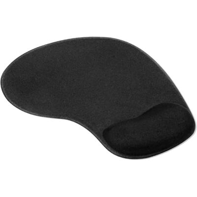 TRIXES Zwart Rubber Comfort Kussen Pols Gel Rest Ondersteuning Muis Mat Muismat TRIXES Zwart Rubber Comfort Kussen Pols Gel Rest Ondersteuning Muis Mat Muismat