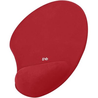 T'nB TNB Ergo-Design muismat voor polsen, gel, rood T'nB TNB Ergo-Design muismat voor polsen, gel, rood