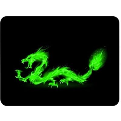 Silent Monsters Muismat L 36 x 25 cm, muis pad, vuurdraak, stoffen muismat, antislip, stil, videogame, kantoor, thuiskantoor, wasbaar, oprolbaar, lasergesneden Silent Monsters Muismat L 36 x 25 cm, muis pad, vuurdraak, stoffen muismat, antislip, stil, videogame, kantoor, thuiskantoor, wasbaar, oprolbaar, lasergesneden