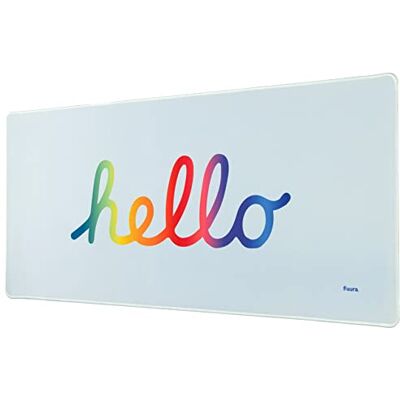Fisura XXL muismat gaming muismat extra groot met antislip onderkant bureauonderlegger 80 x 35 cm (lichtblauw) Fisura XXL muismat gaming muismat extra groot met antislip onderkant bureauonderlegger 80 x 35 cm (lichtblauw)