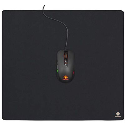 Deltaco XL gaming muismat L 45 x B 40 x H 0,4 cm SBR-rubber oppervlak textiel antislip hoge sterkte Deltaco XL gaming muismat L 45 x B 40 x H 0,4 cm SBR-rubber oppervlak textiel antislip hoge sterkte