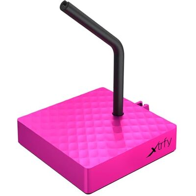 Xtrfy B4, Bungee-muis voor meer comfort in het spel, flexibele kabelhouder voor gamingmuis, stabiele steunvoet, antislip basis, praktisch en compact, roze Xtrfy B4, Bungee-muis voor meer comfort in het spel, flexibele kabelhouder voor gamingmuis, stabiele steunvoet, antislip basis, praktisch en compact, roze