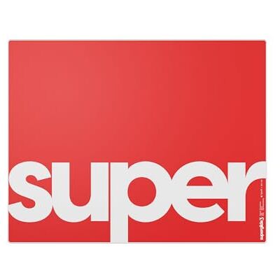 Pulsar Gaming Gears Superglide Pad v3 S-type, gaming-muismat van aluminium-silicaatglas, zachte R-rand, antislip siliconen basis 420 mm x 330 mm (L, rood) Pulsar Gaming Gears Superglide Pad v3 S-type, gaming-muismat van aluminium-silicaatglas, zachte R-rand, antislip siliconen basis 420 mm x 330 mm (L, rood)