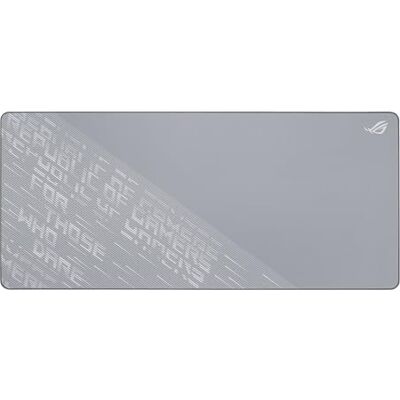 Asus ROG Scabbard II Arctic Gray XXL Gaming-muismat, waterdicht, olie- en stofdicht, duurzame antislip randen, antislip rubberen basis, 400 x 900 x 3 mm, grijs Asus ROG Scabbard II Arctic Gray XXL Gaming-muismat, waterdicht, olie- en stofdicht, duurzame antislip randen, antislip rubberen basis, 400 x 900 x 3 mm, grijs