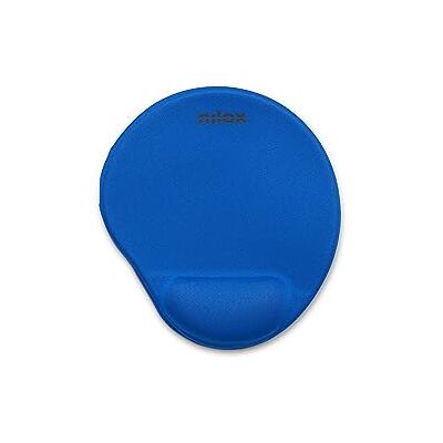 Nilox Tapijt Raton NXMPE02 ergonomisch (25 x 22 cm), blauw Nilox Tapijt Raton NXMPE02 ergonomisch (25 x 22 cm), blauw