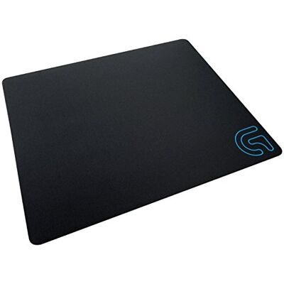 Logitech 240 stoffen gaming-muismat, voor bekabelde of draadloze gamingmuis, 340 x 280 mm, dikte 1 mm, wrijving, homogene textuur, basis van rubber, stabiel, zwart Logitech 240 stoffen gaming-muismat, voor bekabelde of draadloze gamingmuis, 340 x 280 mm, dikte 1 mm, wrijving, homogene textuur, basis van rubber, stabiel, zwart
