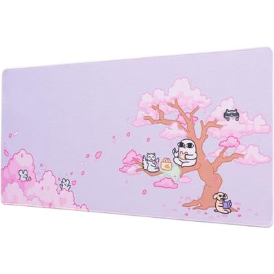 Grupo Erik Ketnipz XXL muismat 80 x 35,1 cm antislip rubberen bureaumat voor toetsenbord en muis gamer-cadeau Grupo Erik Ketnipz XXL muismat 80 x 35,1 cm antislip rubberen bureaumat voor toetsenbord en muis gamer-cadeau