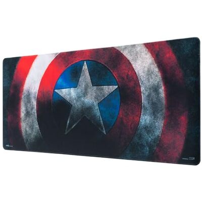 Grupo Erik Group Erik muismat XXL Captain America – bureaumat 80 x 35 cm, officieel gelicentieerd product, onder kantoor, gaming-muismat – perfect om cadeau te geven MGGE026 Grupo Erik Group Erik muismat XXL Captain America – bureaumat 80 x 35 cm, officieel gelicentieerd product, onder kantoor, gaming-muismat – perfect om cadeau te geven MGGE026