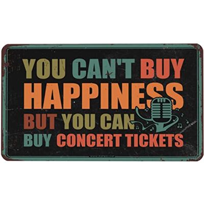 CakJuice Sarcastische muismat "You Can't Buy Happiness But You Can Buy" voor concertkaartjes Kantooraccessoires voor katten CakJuice Sarcastische muismat "You Can't Buy Happiness But You Can Buy" voor concertkaartjes Kantooraccessoires voor katten
