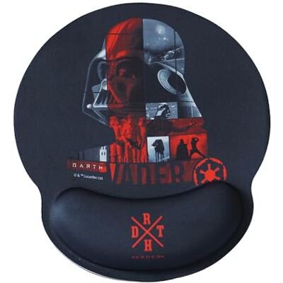 WONDEE Star Wars Darth Vader ergonomische muismat met antislip polssteun WONDEE Star Wars Darth Vader ergonomische muismat met antislip polssteun