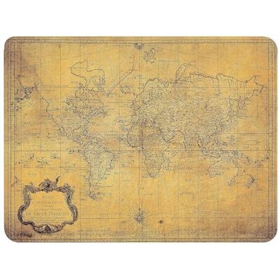 Silent Monsters Muismat L 36 x 25 cm, Mouse Pad, wereldkaart, stoffen muismat, antislip, stil, videogame, kantoor, thuiskantoor, wasbaar, oprolbaar, lasergesneden Silent Monsters Muismat L 36 x 25 cm, Mouse Pad, wereldkaart, stoffen muismat, antislip, stil, videogame, kantoor, thuiskantoor, wasbaar, oprolbaar, lasergesneden