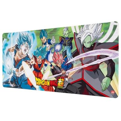 Grupo Erik XXL muismat Dragon Ball Super 80 x 35 cm bureauonderlegger, anime, gamer bureaumat, decoratie Grupo Erik XXL muismat Dragon Ball Super 80 x 35 cm bureauonderlegger, anime, gamer bureaumat, decoratie