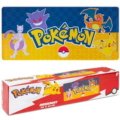 Pokémon Pokemon Muismat, groot, bureau, Pikachu, gaming-toetsenbord voor laptop, antislip, muismat, 80 x 35 cm, cadeau voor kinderen (marineblauw) Pokémon Pokemon Muismat, groot, bureau, Pikachu, gaming-toetsenbord voor laptop, antislip, muismat, 80 x 35 cm, cadeau voor kinderen (marineblauw)