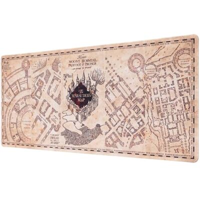 Grupo Erik Group Erik muismat Harry Potter, XXL, motief: de kaart van de Maraudeur bureaumat, 80 x 35 cm, handwerk voor kantoor, gamer perfect om cadeau te geven Grupo Erik Group Erik muismat Harry Potter, XXL, motief: de kaart van de Maraudeur bureaumat, 80 x 35 cm, handwerk voor kantoor, gamer perfect om cadeau te geven