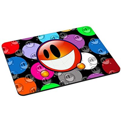 PEDEA 67007024 muismat met motief oranje Smiley PEDEA 67007024 muismat met motief oranje Smiley