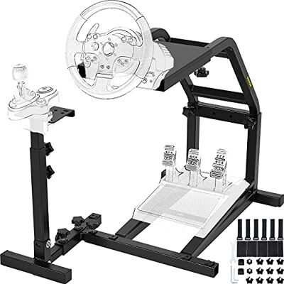 VEVOR Racing simulator stuurhouder voor Logitech G29, G27 en G25 Racing Wheel Pro Stand Racing Wheel Stand Racing Wheel Stand met V2 Support Game Support wielen en pedalen niet inbegrepen VEVOR Racing simulator stuurhouder voor Logitech G29, G27 en G25 Racing Wheel Pro Stand Racing Wheel Stand Racing Wheel Stand met V2 Support Game Support wielen en pedalen niet inbegrepen