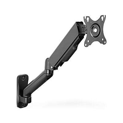 Digitus Monitormuurbeugel met gasveer en zwenkarm voor schermen van 15-32 inch belastbaar tot 9 kg VESA 75x75 & 100x100 draaibaar, kantelbaar, draaibaar en in hoogte verstelbaar zwart Digitus Monitormuurbeugel met gasveer en zwenkarm voor schermen van 15-32 inch belastbaar tot 9 kg VESA 75x75 & 100x100 draaibaar, kantelbaar, draaibaar en in hoogte verstelbaar zwart