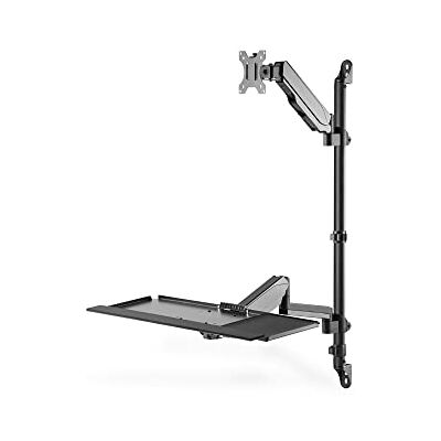 Digitus Monitorhouder & toetsenbordhouder & pc-houder, wandmontage, 1 monitor, tot 32 inch, zwart Digitus Monitorhouder & toetsenbordhouder & pc-houder, wandmontage, 1 monitor, tot 32 inch, zwart