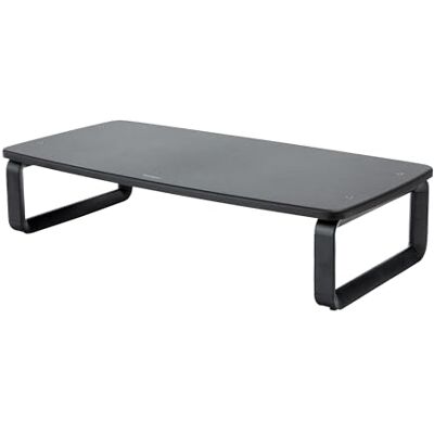 Kensington SmartFit® Plus Ergonomische breedbeeldstandaard (L610 x D300 x H59 mm) met SmartFit-systeem, zwart (K52797WW) Kensington SmartFit® Plus Ergonomische breedbeeldstandaard (L610 x D300 x H59 mm) met SmartFit-systeem, zwart (K52797WW)