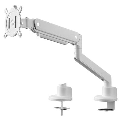 One For All Universele arm voor monitor 13-35 inch VESA 75/100 mm, hoogteverstelling, helling (140°), rotatie (180°) en rotatie (360°), 10 kg per display, wit (DM4120) One For All Universele arm voor monitor 13-35 inch VESA 75/100 mm, hoogteverstelling, helling (140°), rotatie (180°) en rotatie (360°), 10 kg per display, wit (DM4120)