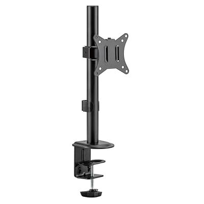PureMounts Monitorstandaard, monitorstandaard voor 1 scherm, 17 tot 32 inch, in hoogte verstelbaar, kantelbaar, draaibaar, VESA 75 en 100, tafelstandaard, schermhouder, zwart PureMounts Monitorstandaard, monitorstandaard voor 1 scherm, 17 tot 32 inch, in hoogte verstelbaar, kantelbaar, draaibaar, VESA 75 en 100, tafelstandaard, schermhouder, zwart