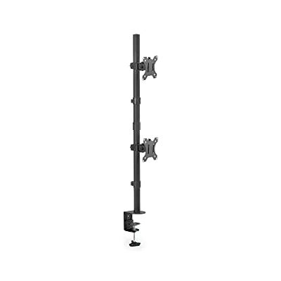 Digitus Monitorhouder Tafelklem Dual-Mount Verticaal Tot 32 inch VESA 75 & 100 Zwart Digitus Monitorhouder Tafelklem Dual-Mount Verticaal Tot 32 inch VESA 75 & 100 Zwart