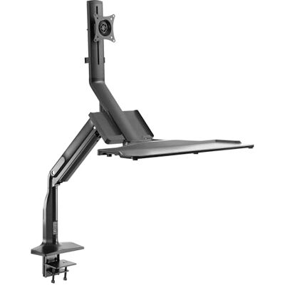 RICOO TS5411 PC-monitorhouder 17-32 inch (43-81 cm) gasveer opslag toetsenbord draaibaar kantelbaar bureaubevestiging VESA 75 x 75 100 x 100 cm RICOO TS5411 PC-monitorhouder 17-32 inch (43-81 cm) gasveer opslag toetsenbord draaibaar kantelbaar bureaubevestiging VESA 75 x 75 100 x 100 cm