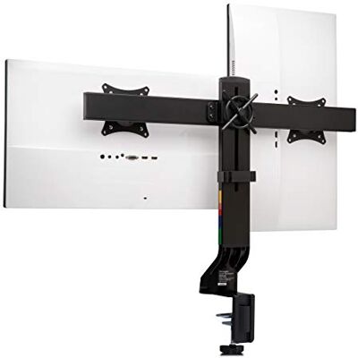 Kensington Monitorarm Met Vesa Mount Ruimtebesparende Kleine Monitorarm Voor Twee Schermen In Hoogte Verstelbaar Dubbele Monitorarm Voor Thuiskantoor, Zwart (K55513WW) Kensington Monitorarm Met Vesa Mount Ruimtebesparende Kleine Monitorarm Voor Twee Schermen In Hoogte Verstelbaar Dubbele Monitorarm Voor Thuiskantoor, Zwart (K55513WW)