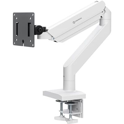 ONKRON Arm PC-monitor 13-55 inch, 25 kg, max VESA 100 x 100, G110-BW Monitorhouder, bereik tot 600 mm, gasveer, snelle bevestiging, gebogen schermen, gaming & design, zwart en wit ONKRON Arm PC-monitor 13-55 inch, 25 kg, max VESA 100 x 100, G110-BW Monitorhouder, bereik tot 600 mm, gasveer, snelle bevestiging, gebogen schermen, gaming & design, zwart en wit