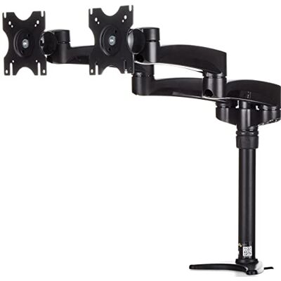 StarTech .com Scharnierarm voor 2 monitoren met kabelmanagement en in hoogte verstelbaar, bureaustandaard met lcd-/led-scherm, bureaustandaard voor 2 LCD-schermen (verstelbare arm), kunststof, StarTech .com Scharnierarm voor 2 monitoren met kabelmanagement en in hoogte verstelbaar, bureaustandaard met lcd-/led-scherm, bureaustandaard voor 2 LCD-schermen (verstelbare arm), kunststof,
