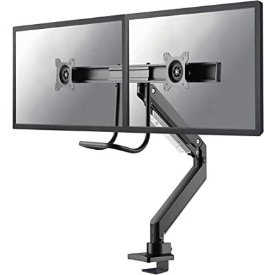 NewStar NEOMOUNTS Flat Screen Desk Mount 10-32IN Desk CLAMP/Grommet, zwart NewStar NEOMOUNTS Flat Screen Desk Mount 10-32IN Desk CLAMP/Grommet, zwart