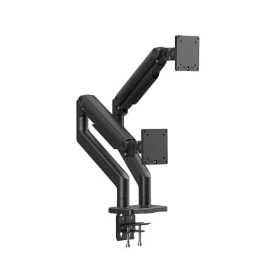 Digitus Monitorhouder – 2 monitoren – tot 45 inch – maximale belasting 20 kg – mechanische veer – voor platte en gebogen schermen – VESA 75 x 75 100 x 100 – draaien, kantelen, zwart Digitus Monitorhouder – 2 monitoren – tot 45 inch – maximale belasting 20 kg – mechanische veer – voor platte en gebogen schermen – VESA 75 x 75 100 x 100 – draaien, kantelen, zwart