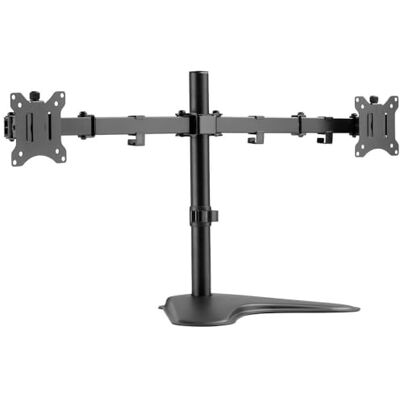 Digitus Monitorhouder – standaard – 2 monitoren – tot 32 inch – tot 2 x 8 kg – VESA 75 x 75, 100 x 100 – zwart Digitus Monitorhouder – standaard – 2 monitoren – tot 32 inch – tot 2 x 8 kg – VESA 75 x 75, 100 x 100 – zwart