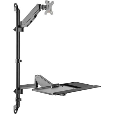myWall My Wall HL64L Wandhouder voor beeldscherm, 43,2 cm (17) tot 81,3 cm (32), zwart, in hoogte verstelbaar, kantelbaar, draaibaar myWall My Wall HL64L Wandhouder voor beeldscherm, 43,2 cm (17) tot 81,3 cm (32), zwart, in hoogte verstelbaar, kantelbaar, draaibaar