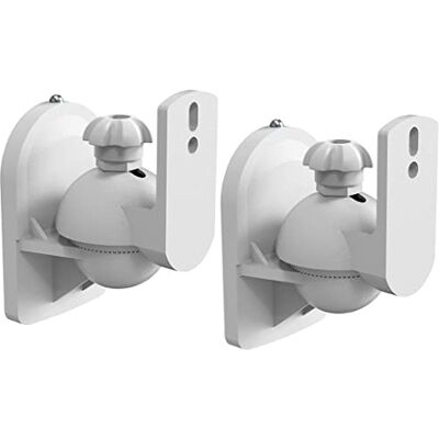 myWall My Wall HB 6 WL muurbeugel, kantelbaar, draaibaar, wandafstand (max.): 64 mm, wit, 1 paar myWall My Wall HB 6 WL muurbeugel, kantelbaar, draaibaar, wandafstand (max.): 64 mm, wit, 1 paar