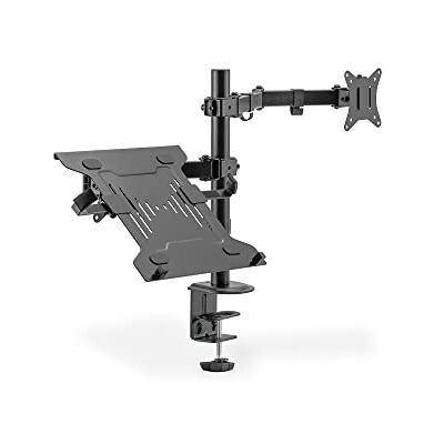 Digitus Monitorhouder Tafelklem Laptopstandaard 1 scherm Tot 32 inch VESA 75x75, 100x100 Zwart Digitus Monitorhouder Tafelklem Laptopstandaard 1 scherm Tot 32 inch VESA 75x75, 100x100 Zwart