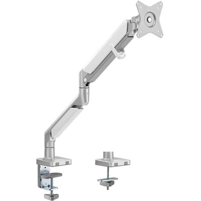 Logilink BP0086 Aluminium monitor-bureauhouder voor 17-32 inch (LCD, LED, OLED, …) met gasveer, flat & curved tv's, armlengte = 506 mm Logilink BP0086 Aluminium monitor-bureauhouder voor 17-32 inch (LCD, LED, OLED, …) met gasveer, flat & curved tv's, armlengte = 506 mm