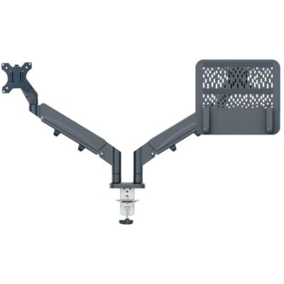 Leitz Ergo 65380089 monitor- en laptoparm, ruimtebesparend design, IGR/TÜV-gecertificeerd, houder voor schermen tot 32 inch en laptops tot 17 inch, VESA 75/100, fluweelgrijs Leitz Ergo 65380089 monitor- en laptoparm, ruimtebesparend design, IGR/TÜV-gecertificeerd, houder voor schermen tot 32 inch en laptops tot 17 inch, VESA 75/100, fluweelgrijs