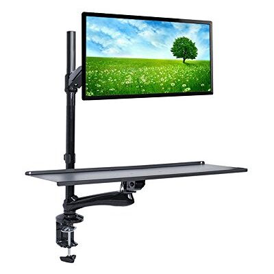 Maclean MC-681 toetsenbord armsteun voor zit-sta werkstation monitor Maclean MC-681 toetsenbord armsteun voor zit-sta werkstation monitor