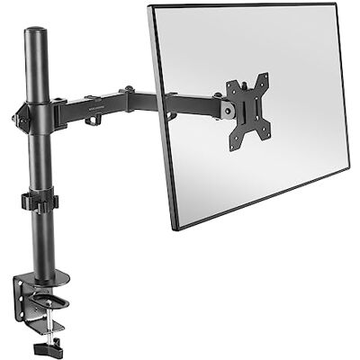 Mars Gaming MARM1 zwart, monitorhouder met arm voor schermen tot 32 inch, beweegbaar en in hoogte verstelbaar, robuust frame, compatibel met VESA75 en VESA100 Mars Gaming MARM1 zwart, monitorhouder met arm voor schermen tot 32 inch, beweegbaar en in hoogte verstelbaar, robuust frame, compatibel met VESA75 en VESA100