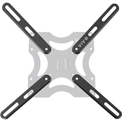 VIVO VESA stalen adapterbeugel voor 32 tot 55 inch LED LCD-schermen, conversie-plaatkit voor VESA tot 400 x 400 mm (MOUNT-AD400B) VIVO VESA stalen adapterbeugel voor 32 tot 55 inch LED LCD-schermen, conversie-plaatkit voor VESA tot 400 x 400 mm (MOUNT-AD400B)