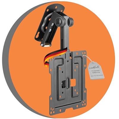 PureMounts Plafondbeugel voor tv van 19 tot 43 inch, opvouwbaar, in hoogte verstelbaar, draaibaar, kantelbaar, tot VESA 200 x 200, zwart PureMounts Plafondbeugel voor tv van 19 tot 43 inch, opvouwbaar, in hoogte verstelbaar, draaibaar, kantelbaar, tot VESA 200 x 200, zwart