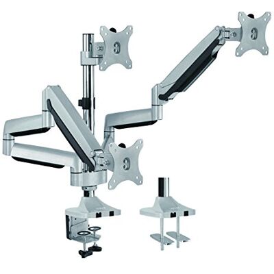 Logilink BP0052 Bureaustandaard met 3 posities, 7 kg belastbaar, 33,02 tot 81,28 cm, zilver Logilink BP0052 Bureaustandaard met 3 posities, 7 kg belastbaar, 33,02 tot 81,28 cm, zilver
