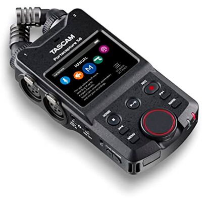 Tascam Portacapture X6 Draagbare meerkanaals recorder met hoge resolutie Tascam Portacapture X6 Draagbare meerkanaals recorder met hoge resolutie