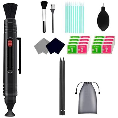 Bexdug VR lensreiniger 27 veelzijdige lensreinigingsdoekjes Snelle microvezeldoeken, Easy VR-accessoires, draagbare lensreiniger voor brillen, Rift S, AR Bexdug VR lensreiniger 27 veelzijdige lensreinigingsdoekjes Snelle microvezeldoeken, Easy VR-accessoires, draagbare lensreiniger voor brillen, Rift S, AR