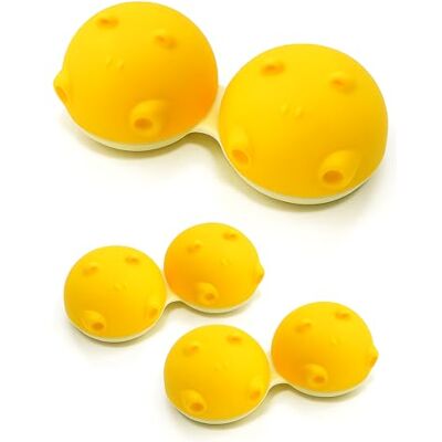 SPORTS WORLD VISION Contactlenzendoosjes met nijlpaardmotief Draagtas voor contactlenzen met schattig dierenpatroon Lichtgewicht reisetui met uniek ontwerp, Geel., Hippo stijl SPORTS WORLD VISION Contactlenzendoosjes met nijlpaardmotief Draagtas voor contactlenzen met schattig dierenpatroon Lichtgewicht reisetui met uniek ontwerp, Geel., Hippo stijl