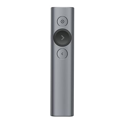Logitech Spotlight Wireless Presentation Remote, 2,4 GHz en Bluetooth, USB-Receiver, Digitale Laser Pointer, 30-Meter werkingsbereik, Dual Connectivity, Timer, PC/Mac/Android/iOS Grijs Bluetooth, 2,4 GHz, Nano-Récepteur USB, Laser, Commandes Diaporama, Logitech Spotlight Wireless Presentation Remote, 2,4 GHz en Bluetooth, USB-Receiver, Digitale Laser Pointer, 30-Meter werkingsbereik, Dual Connectivity, Timer, PC/Mac/Android/iOS Grijs Bluetooth, 2,4 GHz, Nano-Récepteur USB, Laser, Commandes Diaporama,
